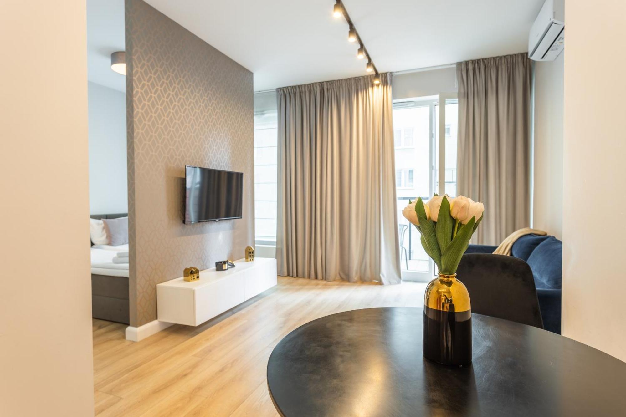 Golden Apartments Warsaw - Luxury Building With Terrace On The Roof - Sienna Str Dış mekan fotoğraf